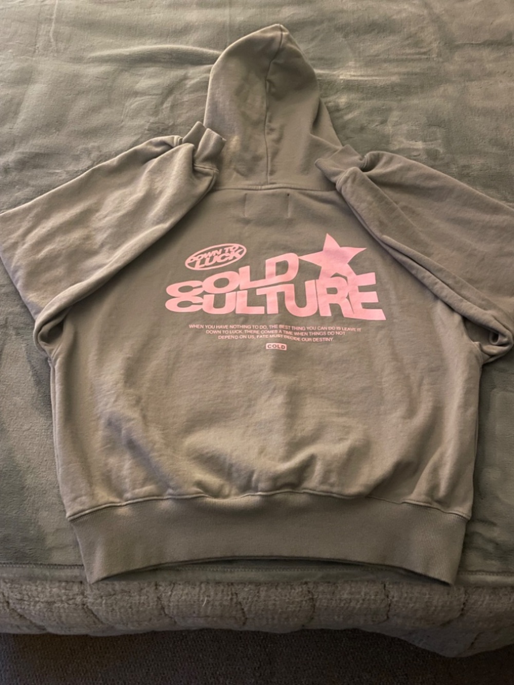 Cold Culture Mens Hoodie fits like a Medium - Picture 8 of 9
